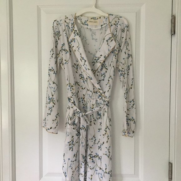 Flower wrap dress - all elegance - Picture 1 of 2